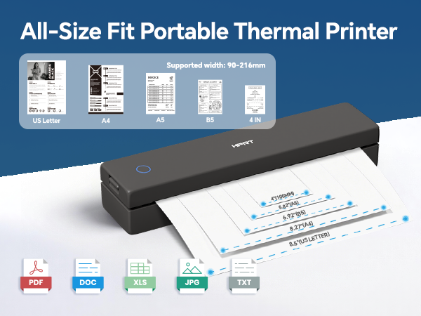 Portable Printer Wireless for Travel