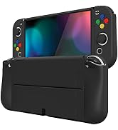 PlayVital ZealProtect Soft Protective Case for Nintendo Switch OLED, Flexible Protector Joycon Gr...