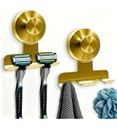 BeeLift 2Pcs Shower Razor Holder,Razor Holder for Shower,Suction Cup Razor Holder for Shower,Powe...