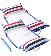 FindUWill Fabric Pool Hammock Floats, XL, 2Pack Inflatable Water Hammocks Floaties 4-in-1 (Saddle...