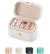 VOMNA Travel Jewelry Ring Case,Small Jewelry Ring Box,Ring Holder,Mini Jewelry Case Portable Stor...