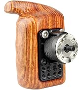 NICEYRIG Rosette Wooden Handle Grip (M6 Thread Diameter 31.8mm) Applicable for Nikon Sony Canon C...