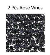 BLEUM CADE 2Pcs 16.4Ft Flower Garland Artificial Rose Vines for Bedroom, Cute Fake Hanging Flower...