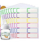 Name Labels for Kids Stuff Daycare, Waterproof Daycare Labels for Baby Bottles, Water Bottle Labe...