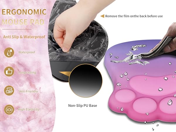 ergonomic mousepad