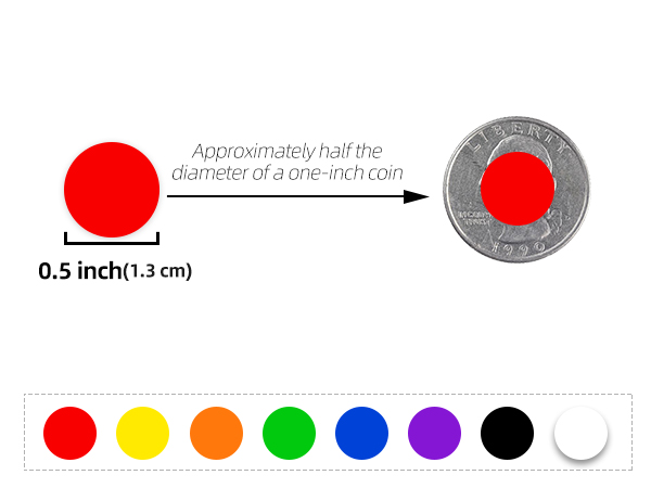 small round stickers