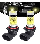 vvag 2PCS 9005/9006 LED Headlight Bulbs Fog Light Bulb, 6500K 12V 100W Daytime Running lights, Fr...