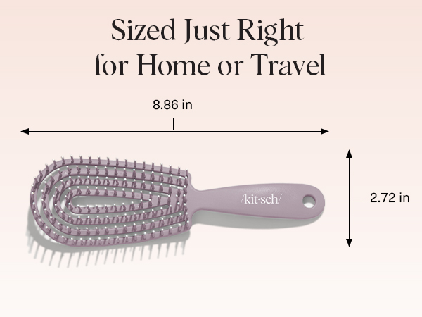 Flexible Hair Brush for Women and Men Adults & Kids Ulta-Smooth Bristles for Wet or Dry Strands