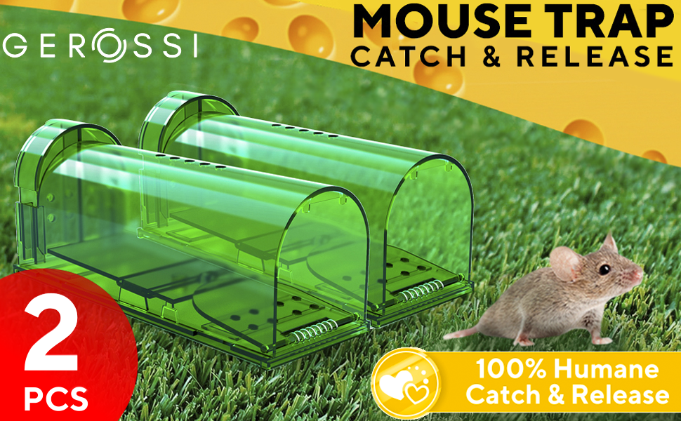 Humane Mouse Traps - Gerossi - Catch and Release - 100% Humane