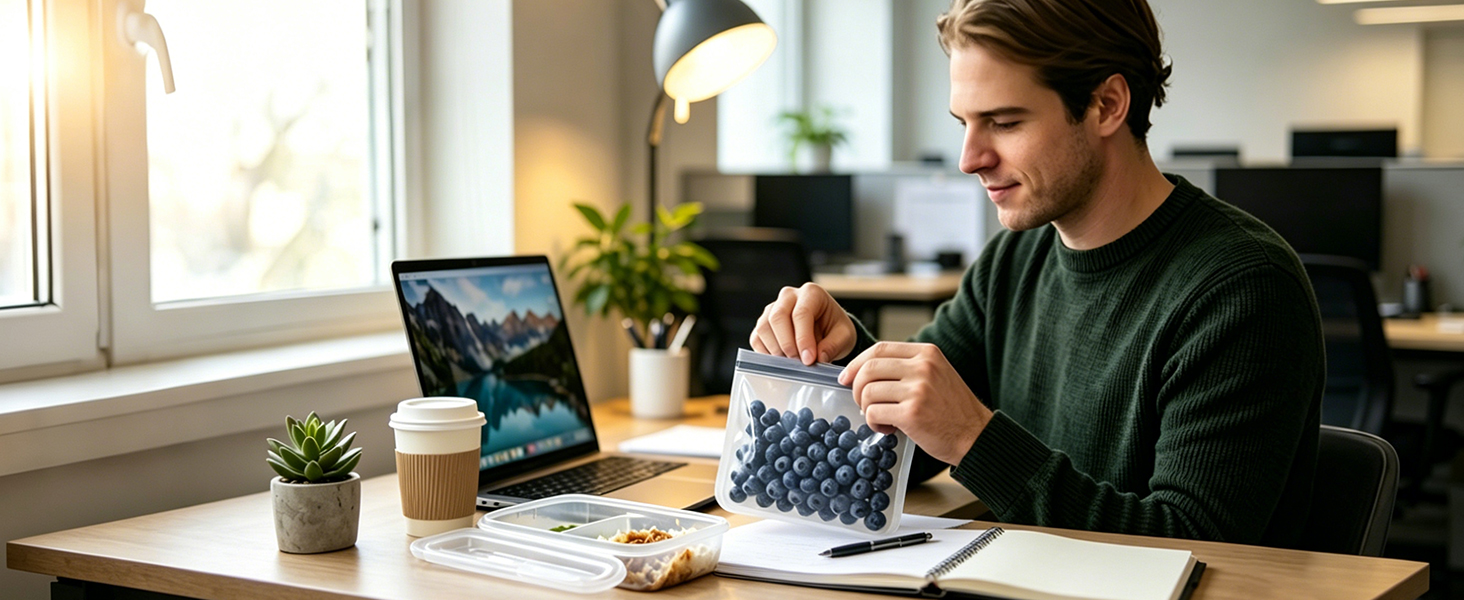 Reusable Snack Bags for Food on the Go