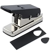 CAMWAY Guitar Pick Maker Punch Tool Heavy Duty DIY Maker Hole Punch Plastic Card Cutter Machine U...