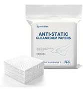 Synvicovan Microfiber Wipes 12"x12" Dry Wipes for Cleaning (100 Pcs, 200GSM) Reusable and Washabl...