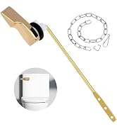 Toilet Flush Handle, Universal Toilet Handle Replacement Kit, Zinc Alloy Toilet Tank Trip Lever w...