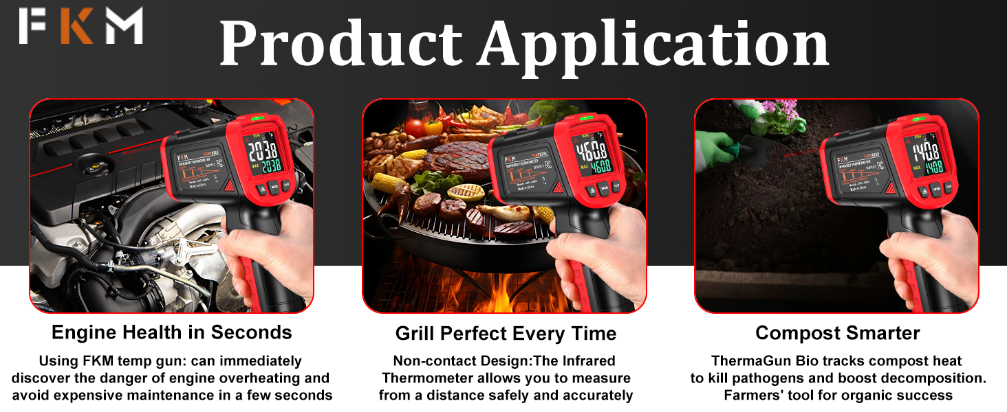 infrared thermometer gun for cooking