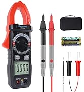 Jesverty Digital Clamp Meter, 6000 Counts Multimeter, Voltage Tester with AC/DC Current &Voltage,...