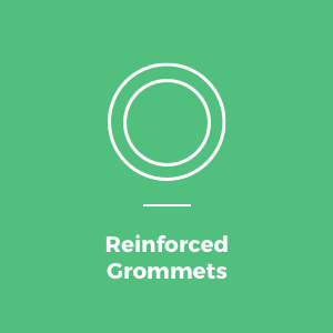 reinforced grommets