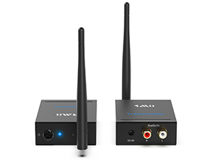 wireless audio transmitter and receiver