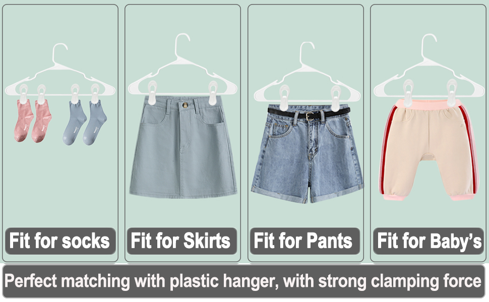 hanger clips for plastic hangers
