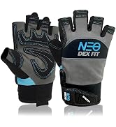 DEX FIT MG310 Mechanic Fingerless Gloves, Durable Reinforcements, Firm Grip, Comfort Fit, Touchsc...