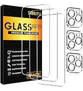 SIBEITU 3 Pack Screen Protector for iPhone 13 Pro Max with 3 Pack Camera Lens Tempered Glass Prot...