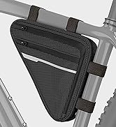 VELMIA Triangle Bike Bag Waterproof and Reflective with Plenty of Storage I Bike Frame Bag for Bi...