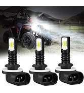 HMCYCI 881 LED Headlight Bulbs Fit For Polaris Sportsman 500 550 570 600 700 800 XP LED Headlight...