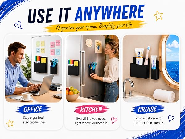 dry erase marker holder magnetic pen holder for refrigerator magnetic remote control holder