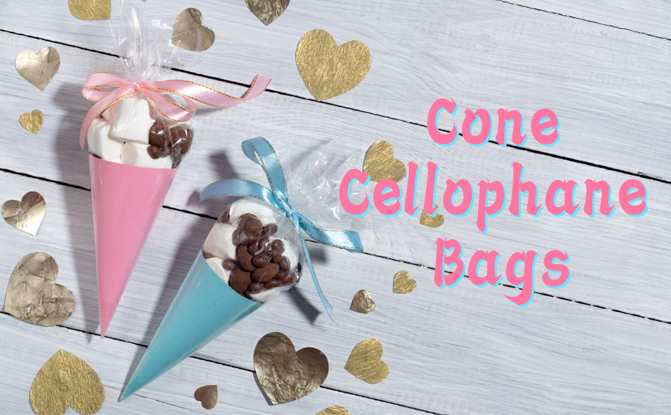 Cone Cellophane Bags