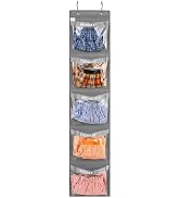 ANIZER Day of Week Kids Clothes Organizer Weekly Hanging Closet Organizer Monday to Friday School...