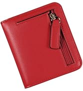 XZVXZV Small Wallet Women RFID Blocking Leather Bifold Compact Card Holder Wallet for Women With ...
