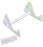 CRASPIRE Keyboard Display Stand Acrylic Keyboard Shelf Colorful Iron Detachable Portable Mechanic...