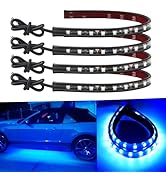 Keiurot 12V Led Light Strip 32CM Waterproof Led Light Strips for Cars Motorcycles Golf Cart Inter...