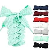 HEHUAtech 7 Pairs Fat Shoelaces for Sneakers, 20mm/25mm Wide Athletic Shoe Laces 47"/55", Shoelac...