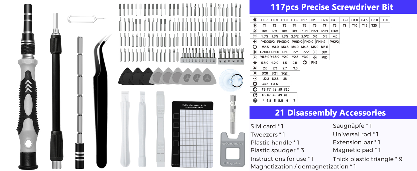 138 IN 1 MINI SCREWDRIVER SET
