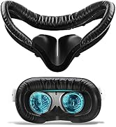Compatible with Oculus Quest 2 Face Bracket Replacement,VR PU Leather Face Pad Protective for Met...