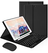 LAMA Keyboard Case with Mouse for iPad 10.2" 9th 8th 7th Generation, with Detachable Bluetooth Ke...