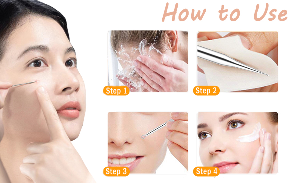 acssart stainless steel blackhead remover