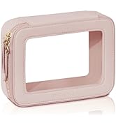 Prite Clear Makeup Bag Cosmetic Organizer Case Waterproof Travel Toiletry Bag Skincare Pouch with...