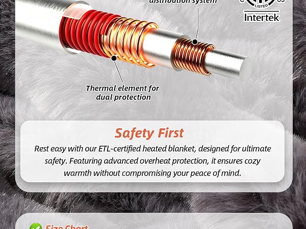 electric heated blanket