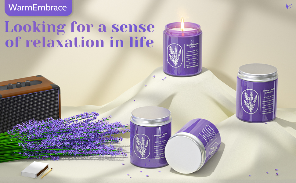Lavender Candles
