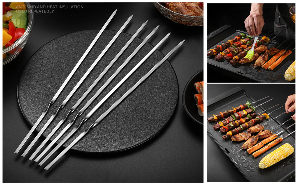 Stainless Steel Barbecue Sticks