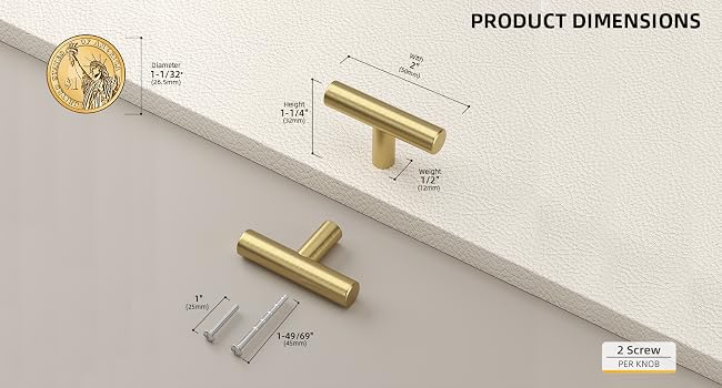 brass cabinet knobs