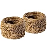 400 ft Hemp Candle Wick 2 Spools 100% Organic Hemp Wick Candle Wick Hemp Candle Wick for DIY Cand...