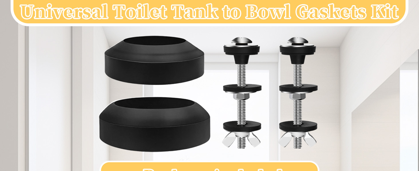 Universal Toilet Tank to Bowl Gaskets Kit
