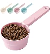 Joyinjojo Dog Food Scoop 1 Cup 1/2 Cup - Melamine Dog Food Measuring Cup, Pet Food Scoop for Dog ...