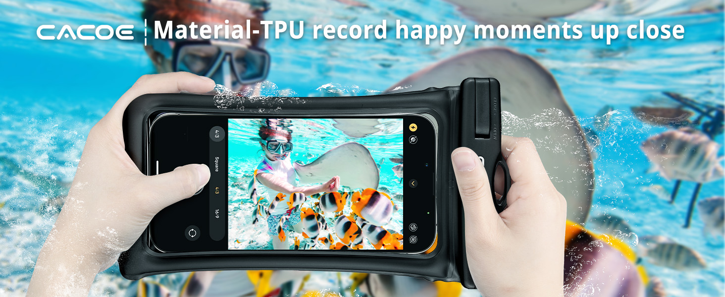 CACOE Universal IPX8 Waterproof Phone case