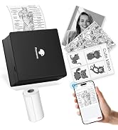 Mini Printer Sticker -M02 Thermal Printer with 1 Roll Paper, Bluetooth Portable Phone Printers, S...