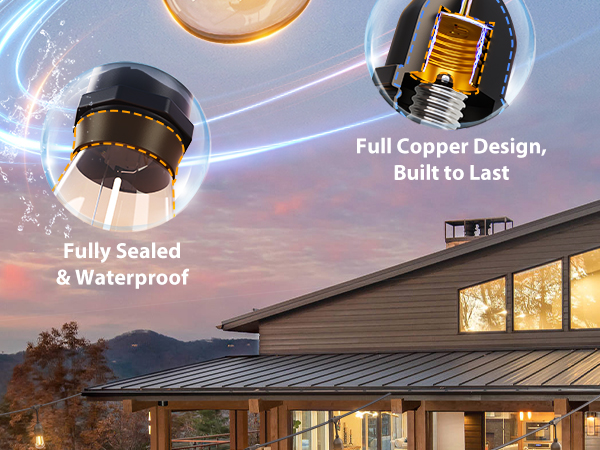 outdoor string lights