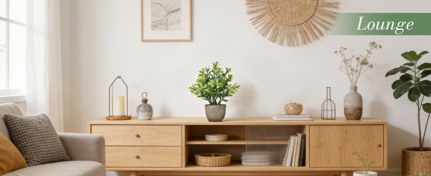 faux greenery