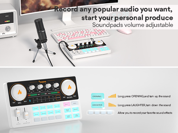 4 Customizable soundpads